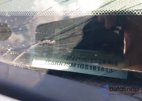 2016 Ram 1500 Tradesman из США, поврежденный, VIN 1C6RR7SM1GS181413